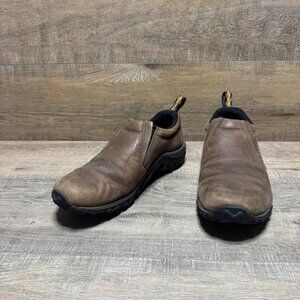 Merrell Jungle Moc Brown Leather Performance Loafers Men's Size 11